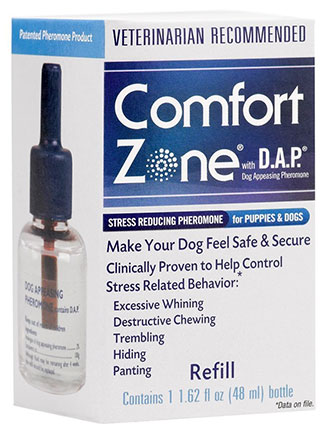 Comfort Zone With Dap For Dogs Diffuser Refill Three Dogs Training