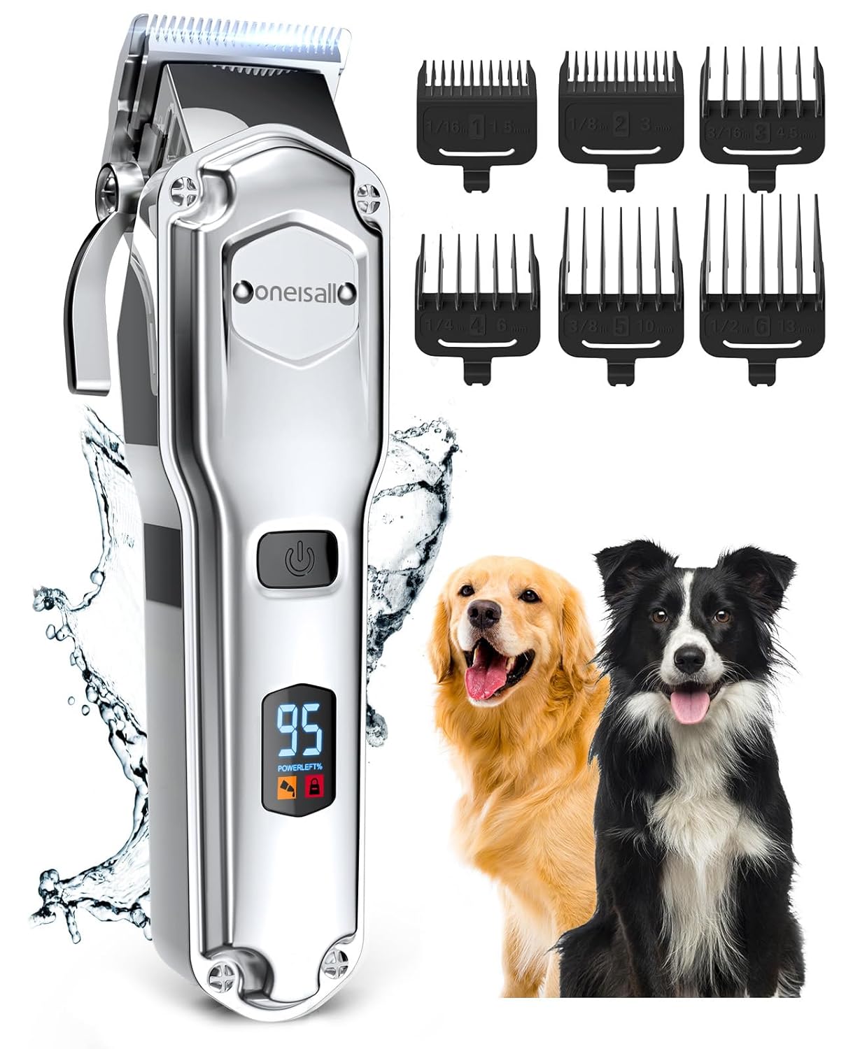 oneisall Dog Clippers for Grooming for Thick Heavy Coats • Three Dogs ...